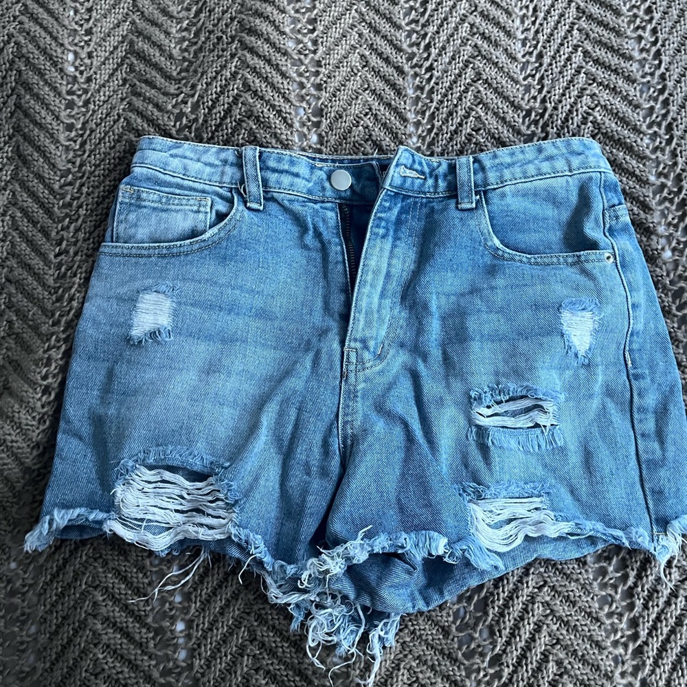 Denim shorts